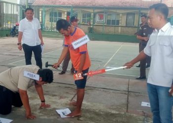 Rekonstruksi Pembunuhan di Ngancar Kediri, Pelaku Pukul Korban hingga Lima Kali