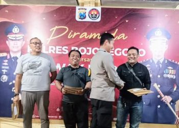 Kapolres Bojonegoro Ajak Media Pererat Sinergitas dan Lomba Mancing
