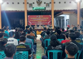 Ciptakan Kamtibmas Kondusif, Ratusan Anggota Perguruan Silat Silaturahmi dengan Kapolres