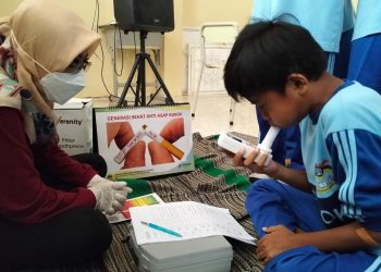 Deteksi Dini dan Jaga Kualitas Hidup, Ratusan Siswa Spemutu Gresik Jalani Screening Kesehatan
