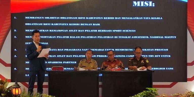 Sekretaris KONI Kabupaten Kediri Terpilih menjadi Ketua Baru, Fokus ke Porprov 2025