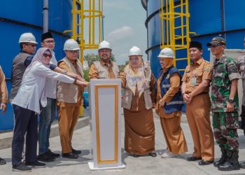 Atasi Krisis Air Bersih 6.000 Rumah di 23 Desa, Reservoir Duduksampeyan Dioperasikan