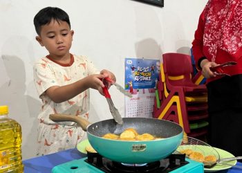 Anak-Anak KB-TK Al Muslim Diajari Menjadi Tangguh dan Mandiri