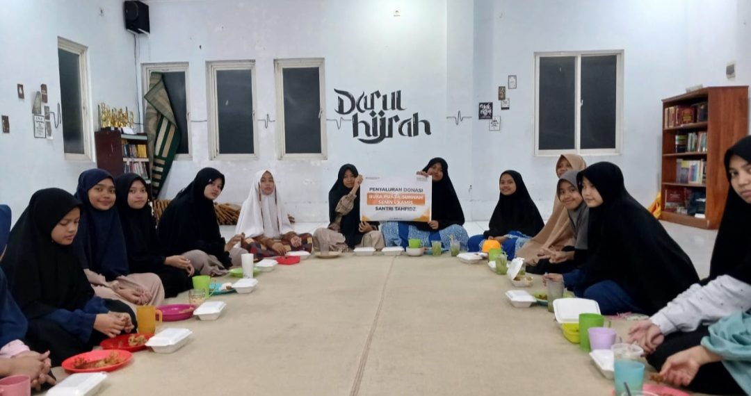 Momen Nisfu Sya’ban BMH Unit Sidoarjo Salurkan Buka Puasa Sunnah Tahfidz