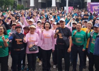 YKI Gandeng AHCC, Ratusan Peserta Gelar Funwalk WCD 2025