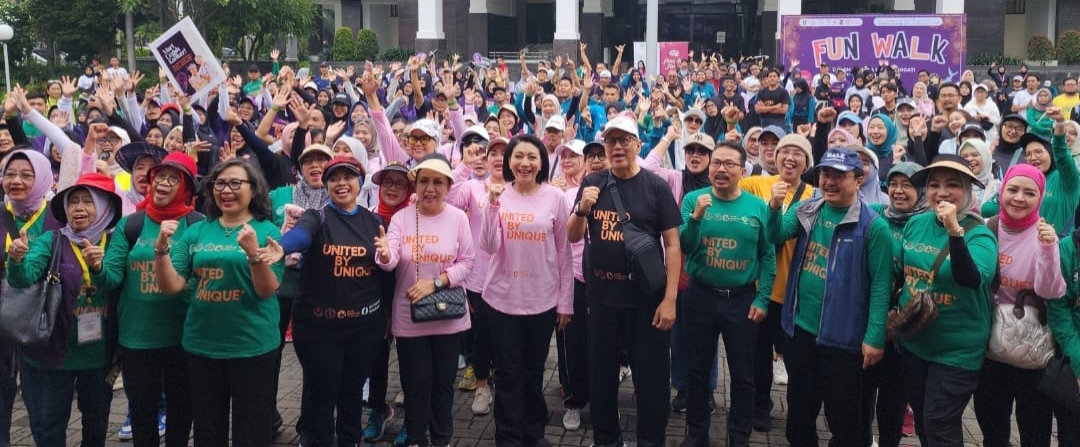 YKI Gandeng AHCC, Ratusan Peserta Gelar Funwalk WCD 2025