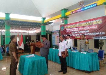 Isi Kekosongan Jabatan, Kades Simpang Lantik Kaur Perencanaan
