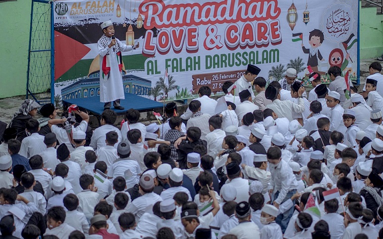 Tarhib Ramadhan LP Al Falah Darussalam Terkumpul Donasi Rp 166 Juta Untuk Gaza