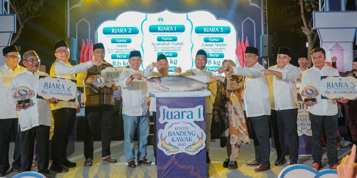 Kontes Bandeng Kawak Perkuat Budaya dan Ekonomi Perikanan di Gresik, Petambak Pangkah Wetan Kembali Rebut Juara I