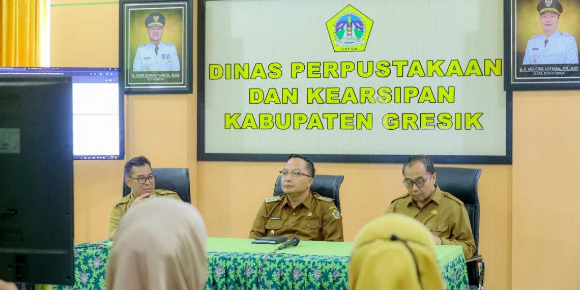 Wakil Bupati Gresik Asluchul Alif Apresiasi Program dan Inovasi Disperpusip