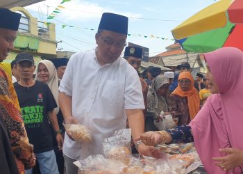 Berdayakan UMKM, Wabup Alif Buka Trate Takjil Market, Ada Bubur Masin Gratis Tiap Sabtu