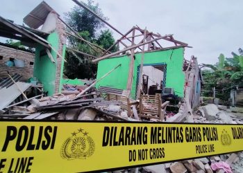 Rumah di Kabupaten Kediri Hancur Akibat Ledakan Mercon, 1 Orang Mengalami Luka Bakar