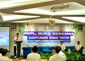 Merajut Silaturahmi di Bulan Ramadhan, BPC HIPMI Sidoarjo Buka Puasa Bersama Anak Yatim