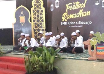 SMK Krian 1 Sidoarjo Tingkatkan Kualitas Ketakwaan Siswanya Melalui Pondok Ramadan 1446 H