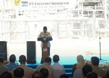 Presiden Prabowo Resmikan Smelter Freeport Indonesia di KEK Manyar Gresik