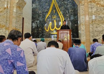 Siswa SMA SAIM Mengisi Kultum di Masjid Lamongan