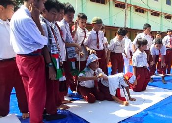 Keluarga Besar YPTI Insan Kamil Sidoarjo Lakukan Solidaritas Boikot Produk Israel