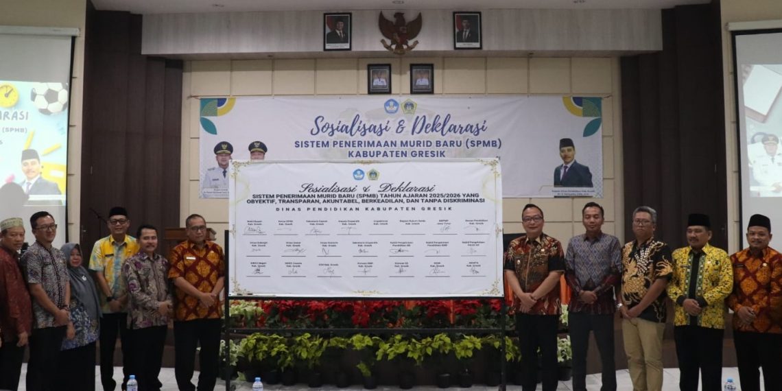 Komitmen Penerimaan Murid Baru, Pemkab Gresik Tegaskan Tolak Suap, Gratifikasi, dan Pungli