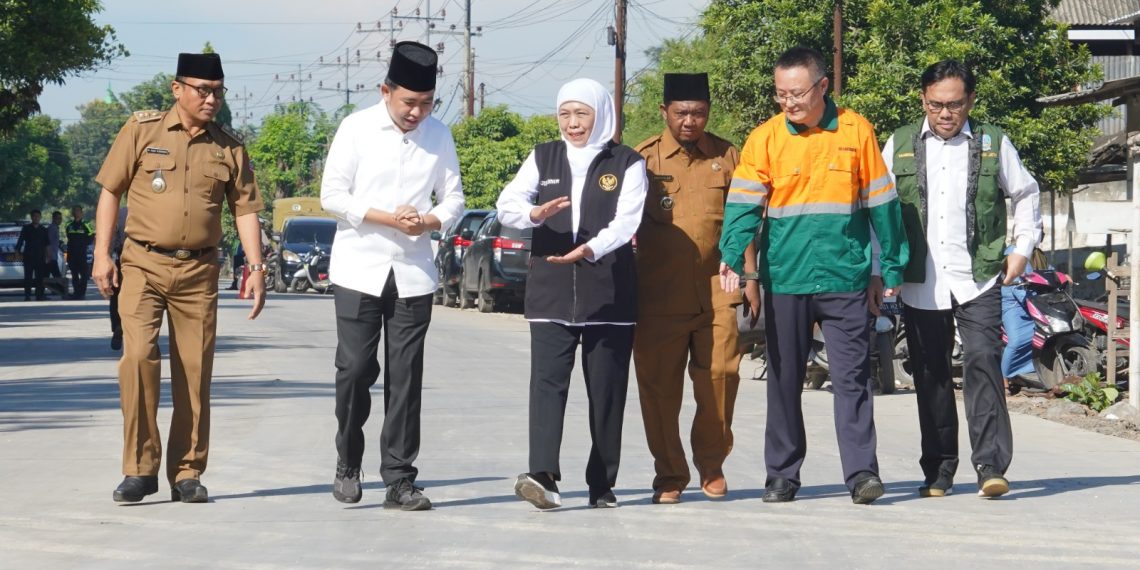 Cepat Tanggap, Khofifah Buktikan Pembangunan Infrastruktur Nyata Pro Rakyat