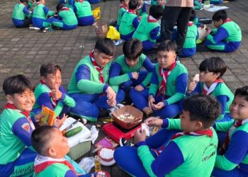 Siswa SD Al Falah Darussalam Ikuti Perkemahan “Pramuka Tangguh dan Mandiri”