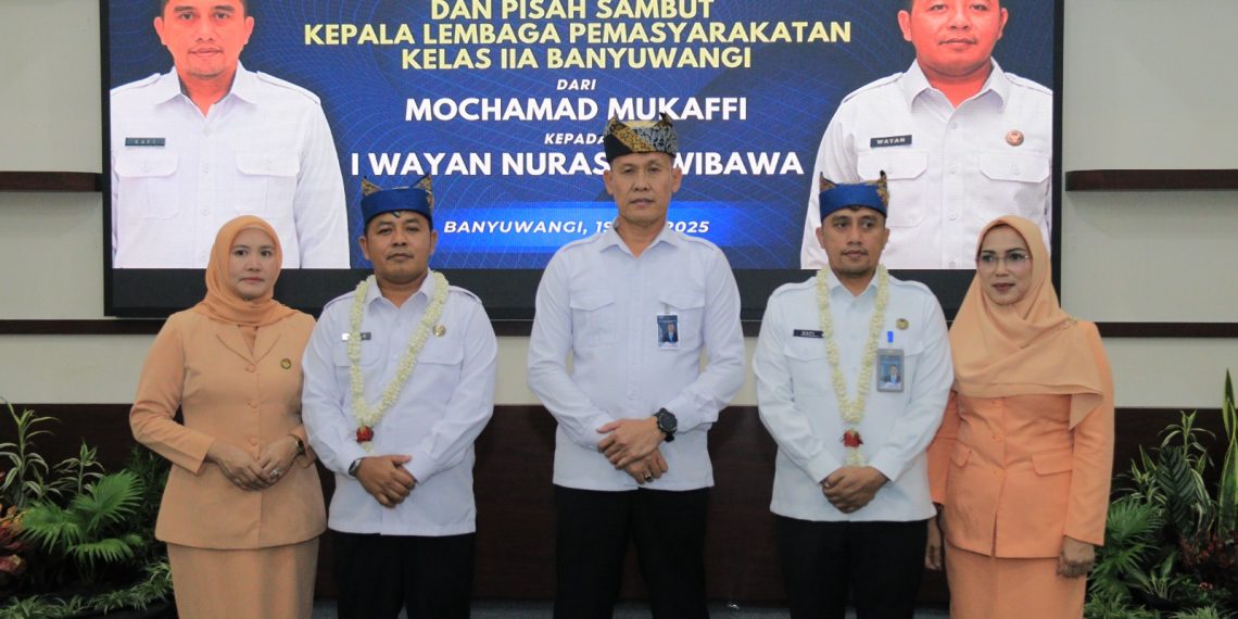 Kalapas Banyuwangi Resmi Berganti, Kakanwil Minta Sinergi Diperkuat