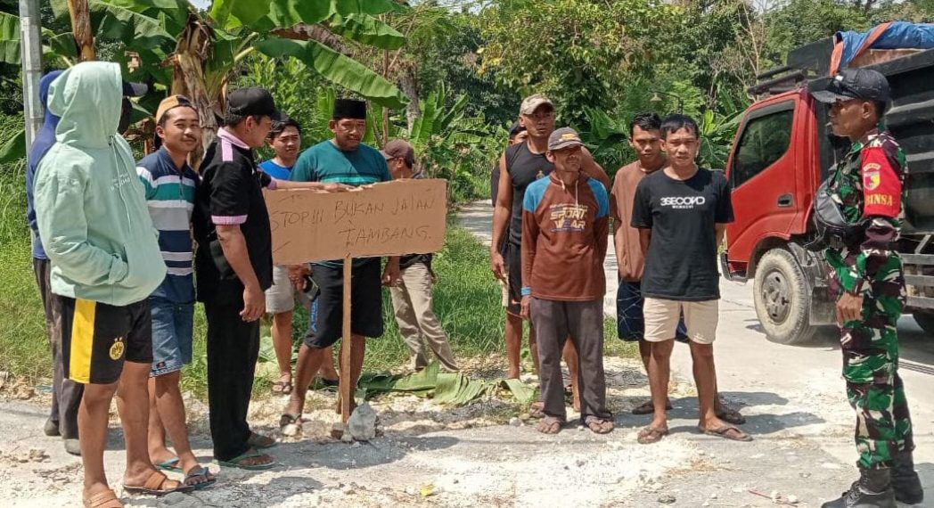 Isu Baru Dibalik Pemblokiran Akses Tambang di Tluwe Tuban, Diduga Gegara Pengelolaan Kontribusi