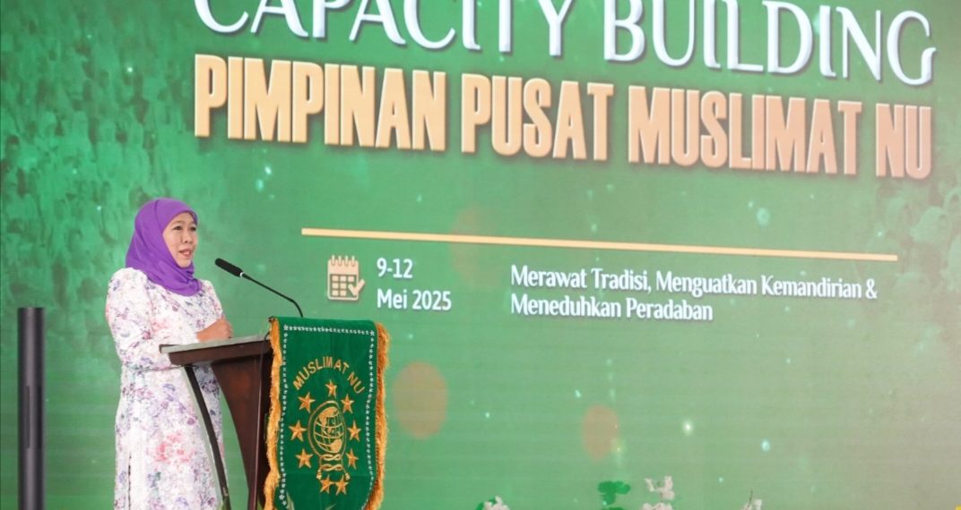 Khofifah Perkuat Peran Muslimat NU, Jadikan Perempuan Garda Terdepan Bangun Akhlak Bangsa