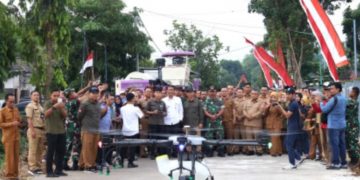Peluncuran Drone Sprayer, Pemkab Bojonegoro Apresiasi Petani Melek Teknologi Pertanian Ramah Lingkungan