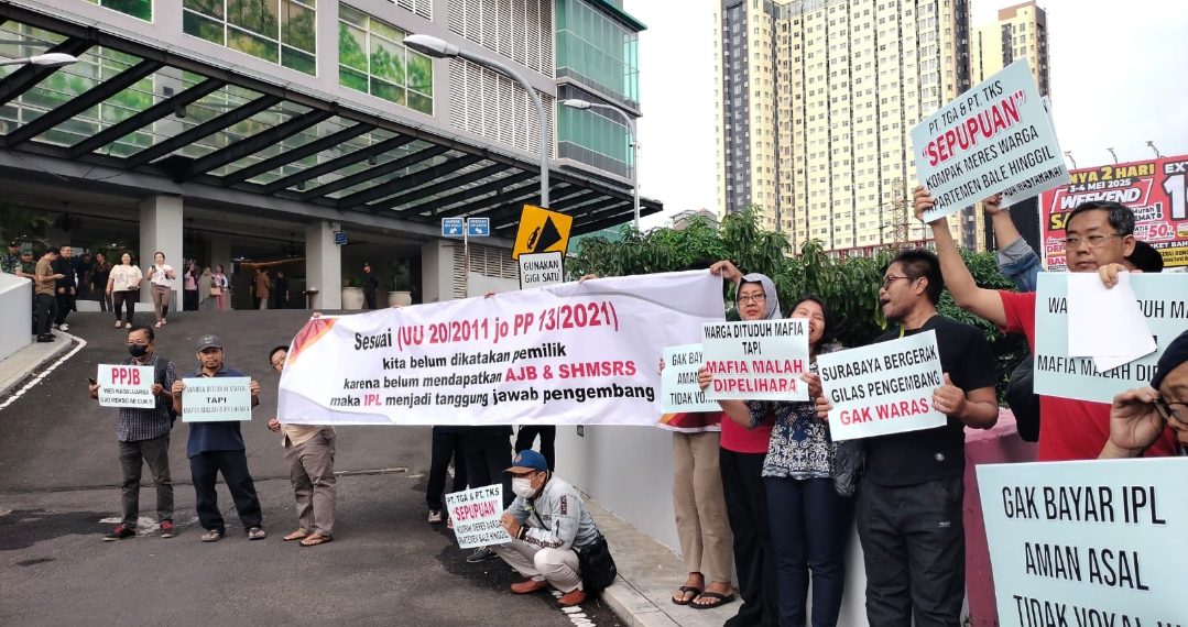 Anggota Komisi C DPRD Surabaya Bantu Kembalikan Hak, Warga ABH Gelar Aksi Damai