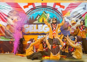 Perkemahan Jadi Pusat Latihan Kemandirian dan Kepemimpinan Siswa MI Ma’arif Pagerwojo