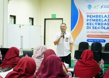 Guru SD Swasta Pandaan Ikuti Bimtek Coding dan AI