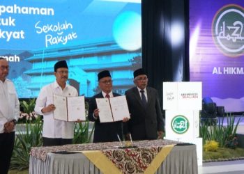 Teken MoU, Kemensos – YLPI Al Hikmah Surabaya Sepakat Entas Kemiskinan melalui Pendidikan