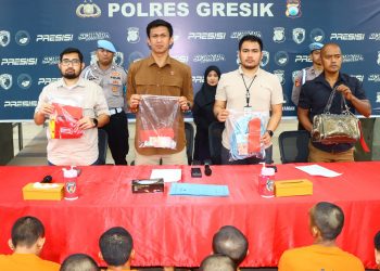 Selama April 2025, Satreskrim Polres Gresik Ungkap 15 Kasus Kriminal dengan 22 Tersangka