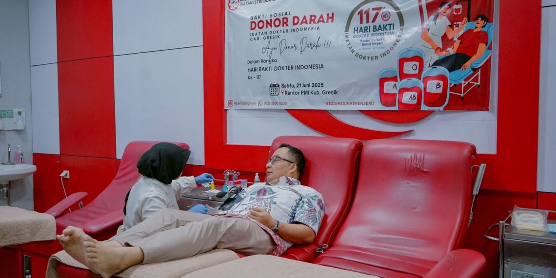 Peringati Hari Bakti Dokter Indonesia, Wabup Gresik Ajak Warga Aktif Donasi Darah
