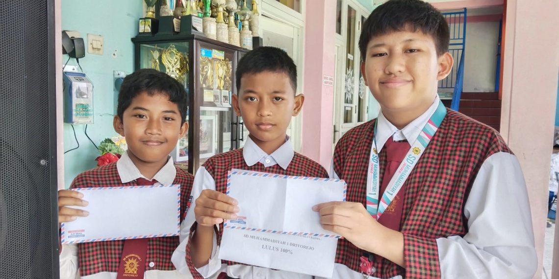 Berbalut Drama Sebabak, Hari Ini SD Muhammadiyah 1 Driyorejo Gresik Umumkan Kelulusan Siswanya
