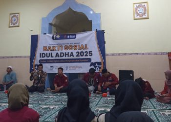 Di Balongpanggang Gresik, IMM Blue Savant UMS Gelar Bakti Sosial dan Kurban