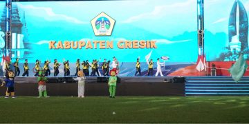 Porprov Jatim IX Resmi Dibuka, Bupati Yani Optimistis Kontingen Gresik Masuk 5 Besar