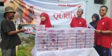 36 Ekor Kambing Dikirim ke Afrika, Yayasan Insan Mandiri Peduli Berbagi Ratusan Paket Hewan Kurban