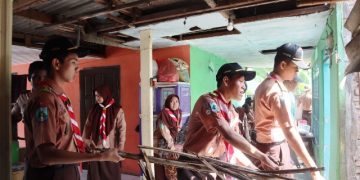 PW Daerah Jatim Zona Sidoarjo Lakukan Aksi Nyata Pembongkaran RTLH