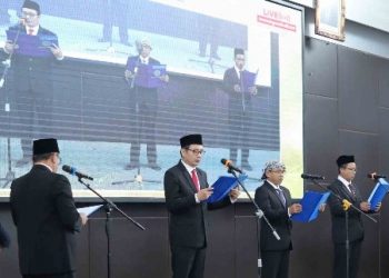 Siap Jawab Tantangan Pendidikan Tinggi, UMG Lantik Pimpinan Baru