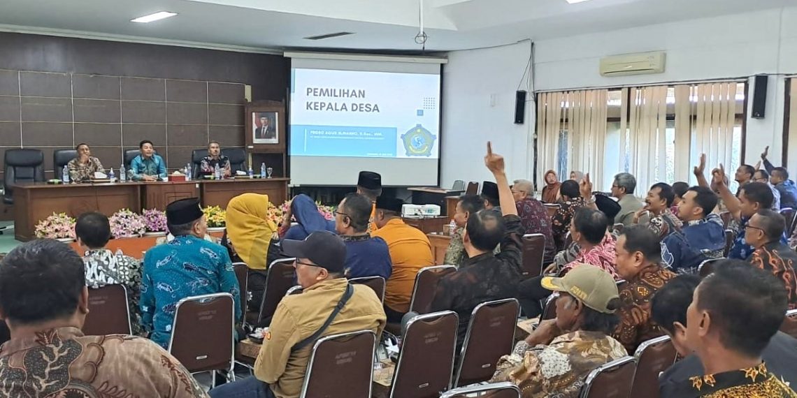 Bupati Subandi Akan Fasilitasi ke Mendagri Terkait Pilkades 2026