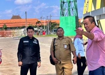 Sidak Stadion GDS, Komisi C DPRD Sidoarjo Minta Penambahan Pagar Penutup Sekretariat Cabor