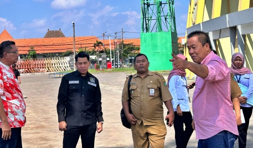 Sidak Stadion GDS, Komisi C DPRD Sidoarjo Minta Penambahan Pagar Penutup Sekretariat Cabor