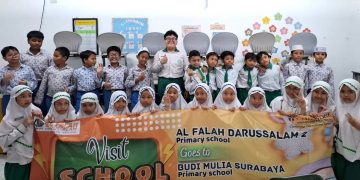 Siswa SD ICP Al Falah Darussalam Visit School ke SD Budi Mulia Islam School