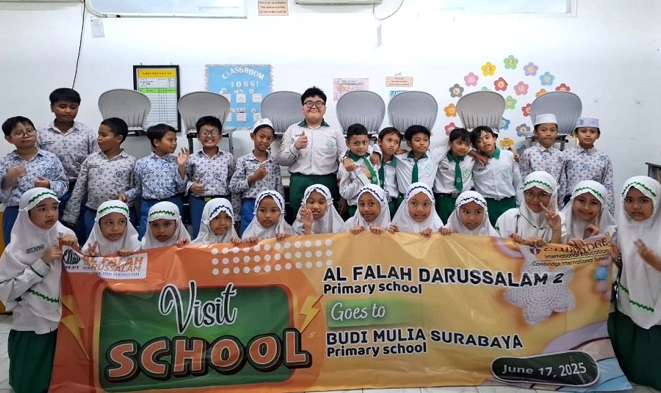Siswa SD ICP Al Falah Darussalam Visit School ke SD Budi Mulia Islam School