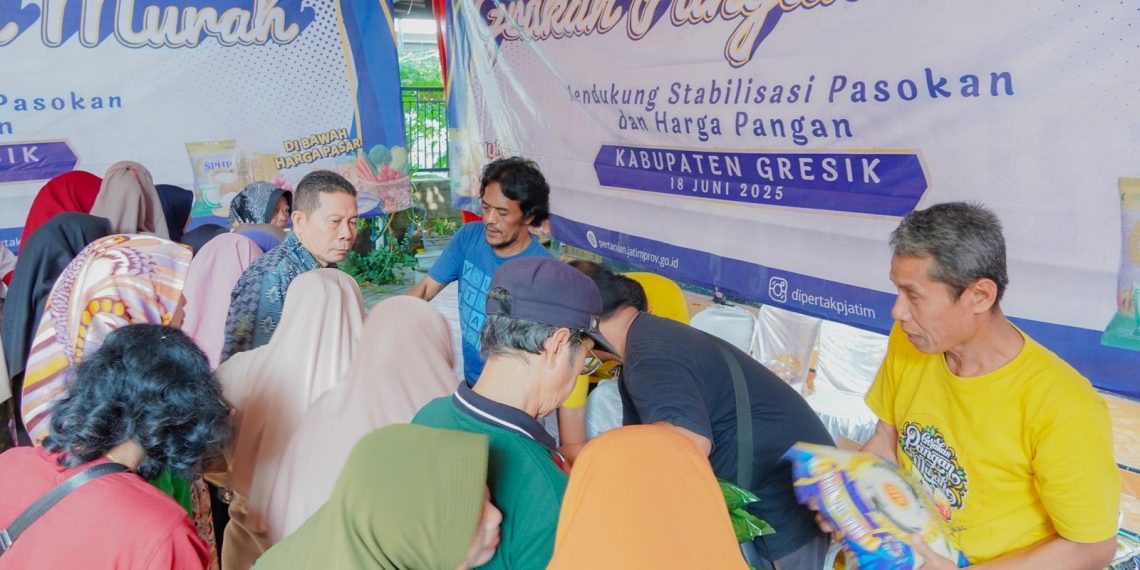 Kendalikan Laju Inflasi, Pemkab Gresik Gelar Gerakan Pangan Murah