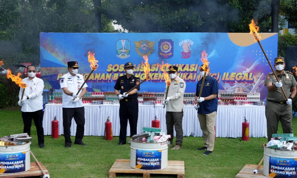 Kanwil DJBC Jatim I,  Berantas Peredaran Rokok Ilegal