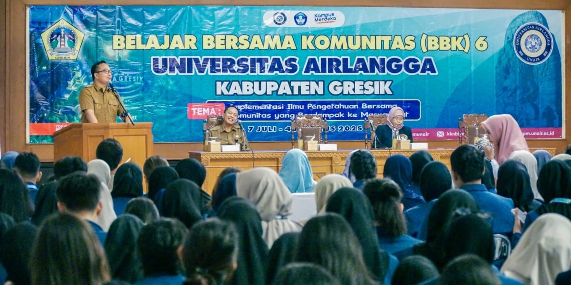 Fokus pada 4 Isu Strategis, Pemkab Gresik Terima Mahasiswa KKN-BBK Unair