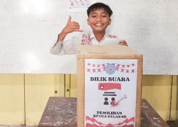 ‘Pemilu Serentak’ di SD Al Islam Morowudi Berlangsung Seru dan Dinamis