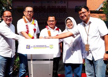 Momen HUT ke-51, SDN 04 Petrokimia Launching Smart & Sustainable School: Dolanan Nusantara